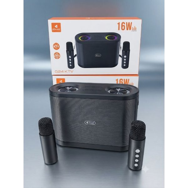 Kisonli G24 KTV 16W Party Speaker with Two Microphones — Kisonli